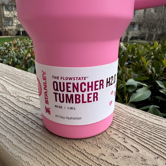 Stanley x Target 40oz PINK VALENTINES DAY Limited Edition Quencher BNWT in hand - Picture 2 of 9
